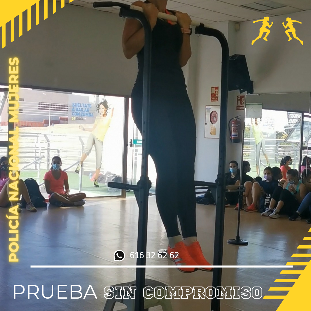 Preparar pruebas fisicas Policia Nacional mujeres