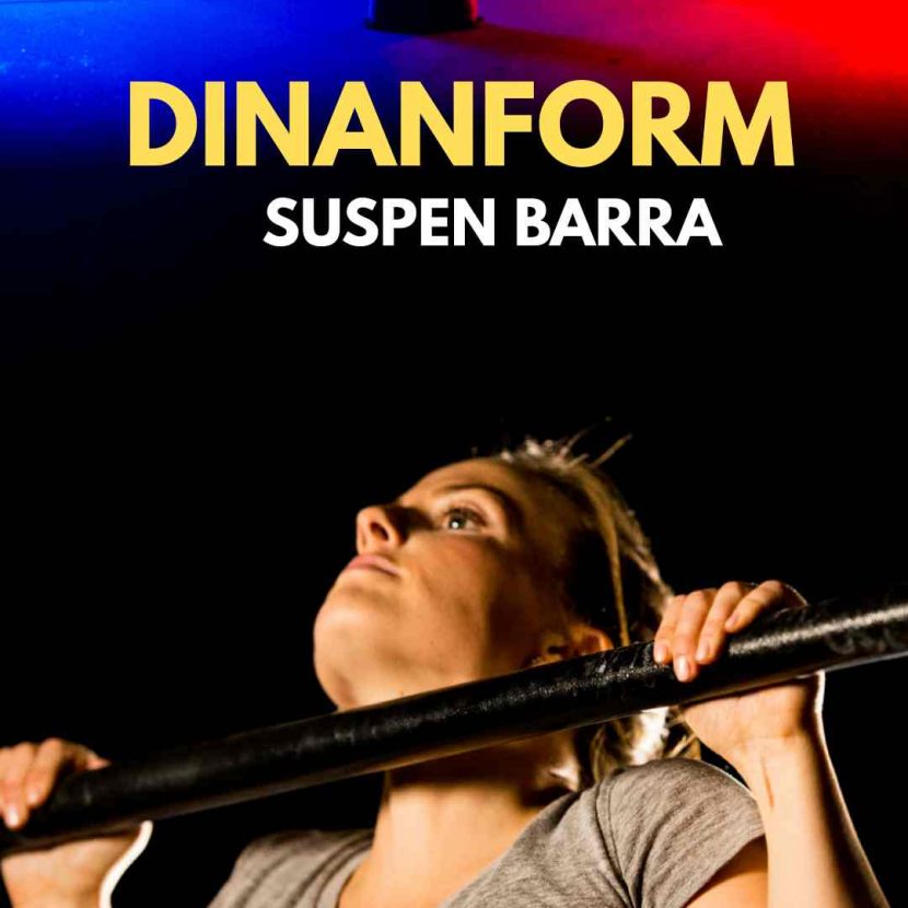 Entrenamiento suspensión barra cnp policia