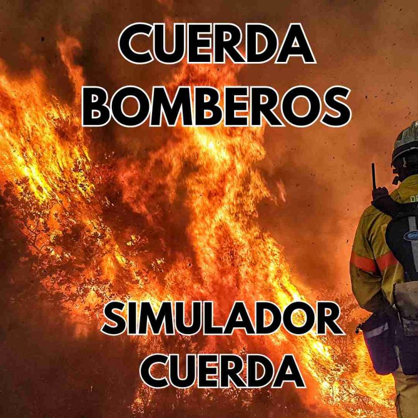 Entrenamiento cuerda de bomberos